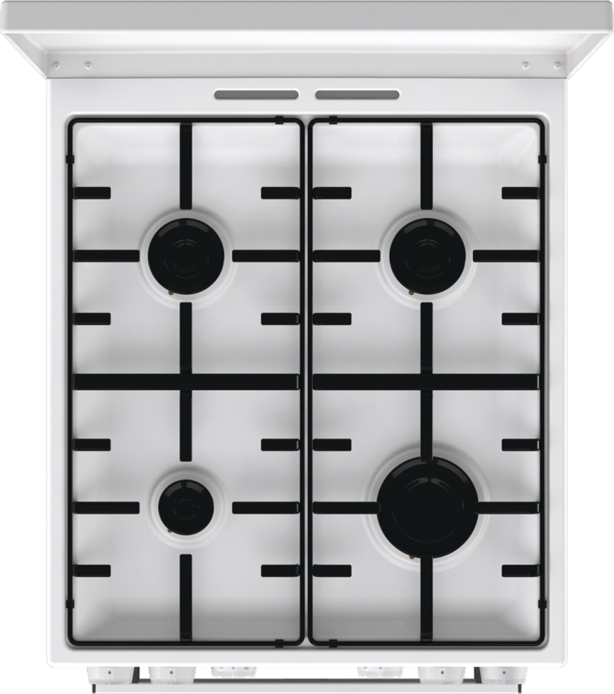Gorenje GK5C42WH-B fehér, szabadonálló, gáz, kombinált, főzőzóna: 4, sütő:70L, grill, tűzhely