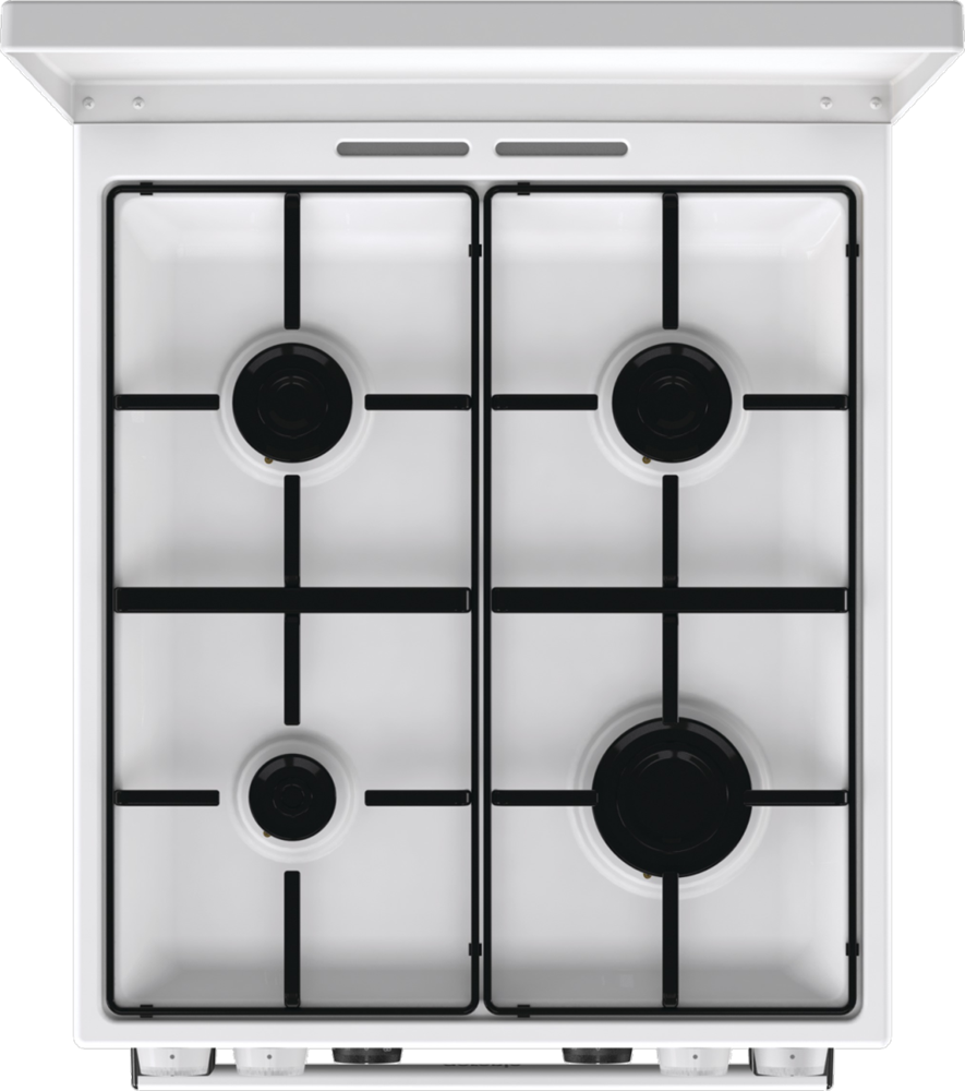 Gorenje GK5C42WJ fehér, szabadonálló, gáz, kombinált, főzőzóna: 4, sütő:62L, grill, tűzhely (Újszerű)
