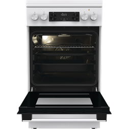 Gorenje GK5C42WJ fehér, szabadonálló, gáz, kombinált, főzőzóna: 4, sütő:62L, grill, tűzhely (Újszerű)
