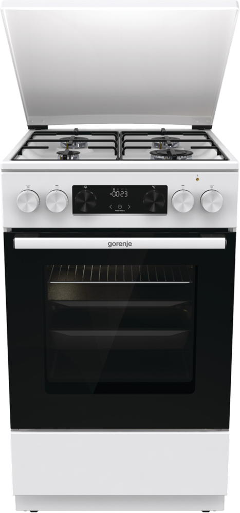 Gorenje GK5C42WJ fehér, szabadonálló, gáz, kombinált, főzőzóna: 4, sütő:62L, grill, tűzhely