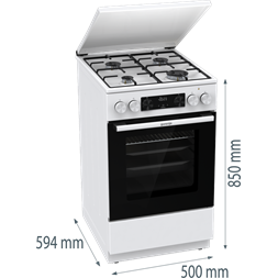 Gorenje GK5C42WJ kombinált gáztűzhely