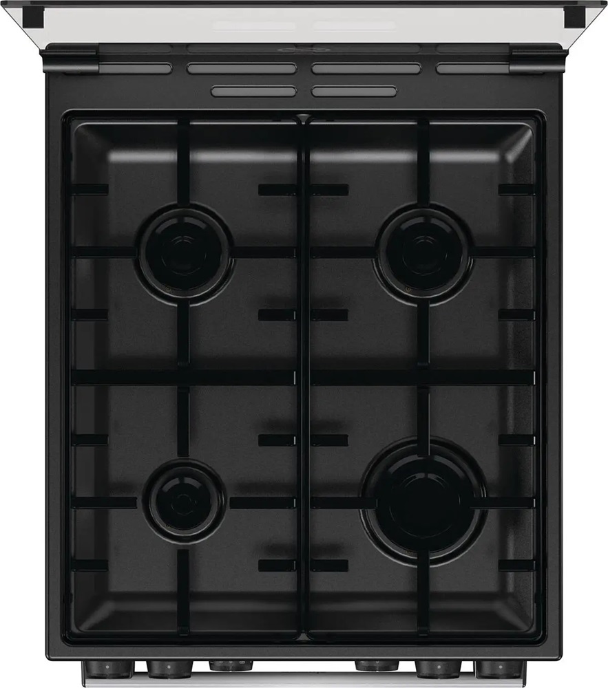 Gorenje GK5C62SH inox, szabadonálló, gáz, kombinált, főzőzóna: 4, sütő:70L, grill, tűzhely