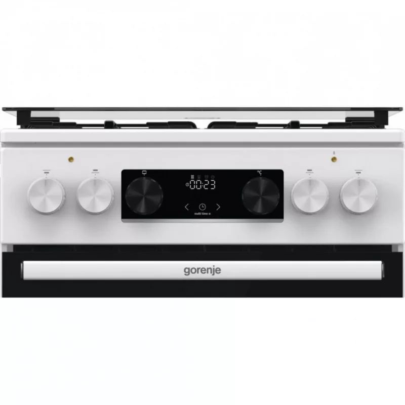 Gorenje GK5C62WH fehér, szabadonálló, gáz, kombinált, főzőzóna: 4, sütő:77L, grill, tűzhely