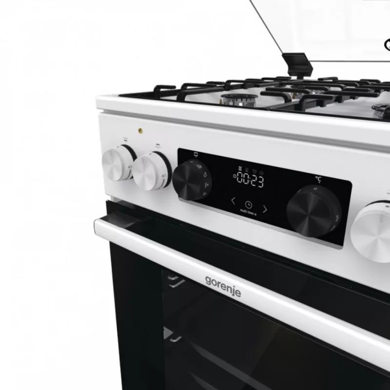 Gorenje GK5C62WH fehér, szabadonálló, gáz, kombinált, főzőzóna: 4, sütő:77L, grill, tűzhely