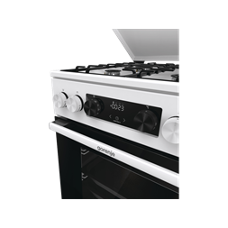 Gorenje GK5C64WH fehér, szabadonálló, gáz, kombinált, főzőzóna: 4, sütő:70L, grill, tűzhely (Újszerű)