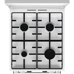 Gorenje GK5C64WH fehér, szabadonálló, gáz, kombinált, főzőzóna: 4, sütő:70L, grill, tűzhely (Újszerű)