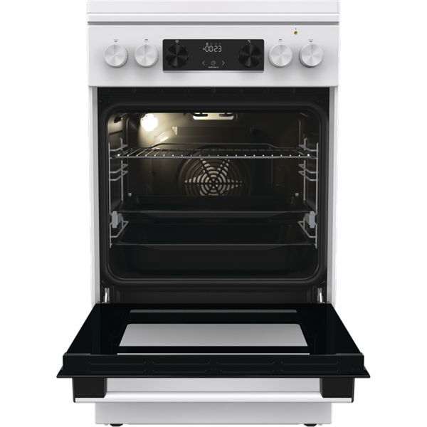 Gorenje GK5C64WH fehér, szabadonálló, gáz, kombinált, főzőzóna: 4, sütő:70L, grill, tűzhely (Újszerű)