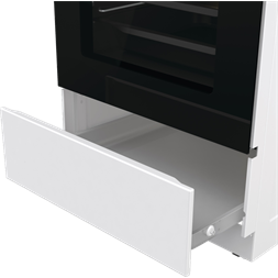 Gorenje GK5C64WH fehér, szabadonálló, gáz, kombinált, főzőzóna: 4, sütő:70L, grill, tűzhely (Újszerű)