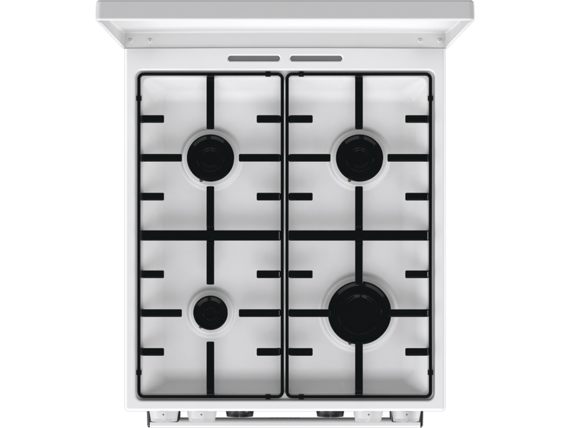 Gorenje GK5C64WH fehér, szabadonálló, gáz, kombinált, főzőzóna: 4, sütő:70L, grill, tűzhely