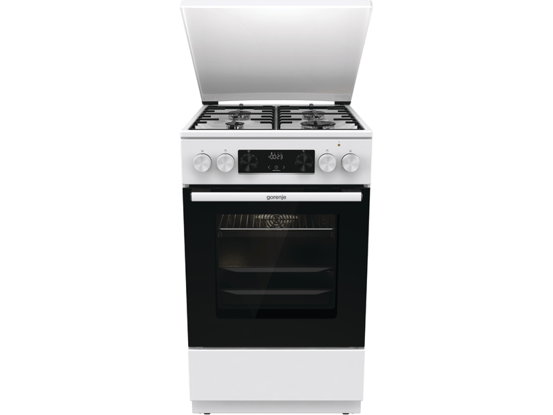 Gorenje GK5C64WH fehér, szabadonálló, gáz, kombinált, főzőzóna: 4, sütő:70L, grill, tűzhely