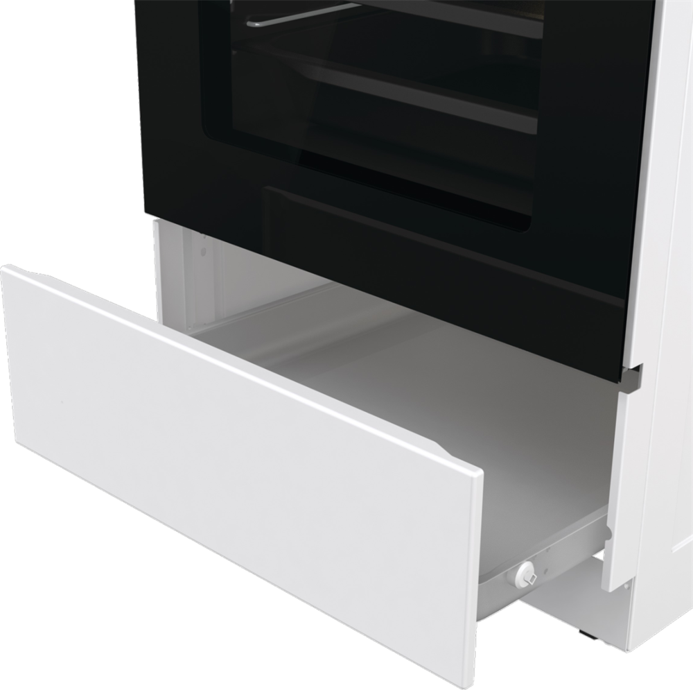 Gorenje GK5C64WH fehér, szabadonálló, gáz, kombinált, főzőzóna: 4, sütő:70L, grill, tűzhely