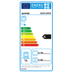 Gorenje GK5C64WH kombinált gáztűzhely