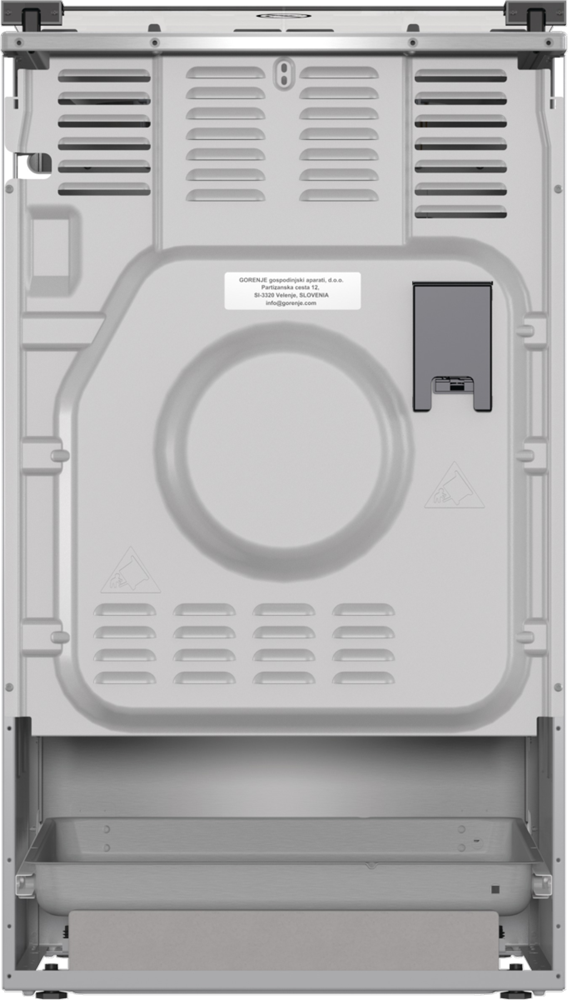 Gorenje GKS5C70XF inox, szabadonálló, gáz, kombinált, főzőzóna: 4, sütő:70L, grill, tűzhely