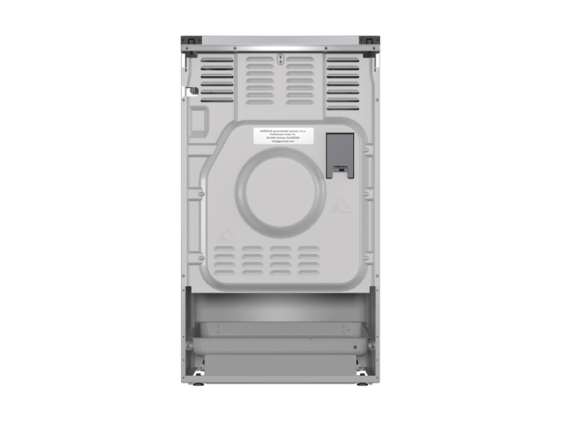 Gorenje GKS5C71XF Inox, szabadonálló, gáz, kombinált, főzőzóna: 4, sütő:70L, grill, tűzhely