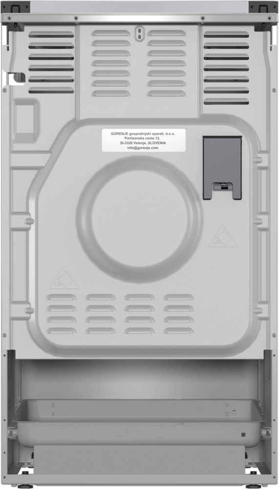 Gorenje GKS5C71XF Inox, szabadonálló, gáz, kombinált, főzőzóna: 4, sütő:70L, grill, tűzhely