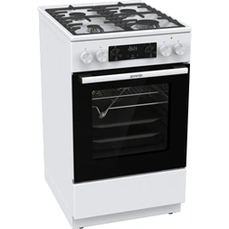 Gorenje GKS5C75WF fehér, szabadonálló, 5 égős, kombinált gáztűzhely
