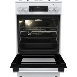 Gorenje GKS5C75WF fehér, szabadonálló, 5 égős, kombinált gáztűzhely