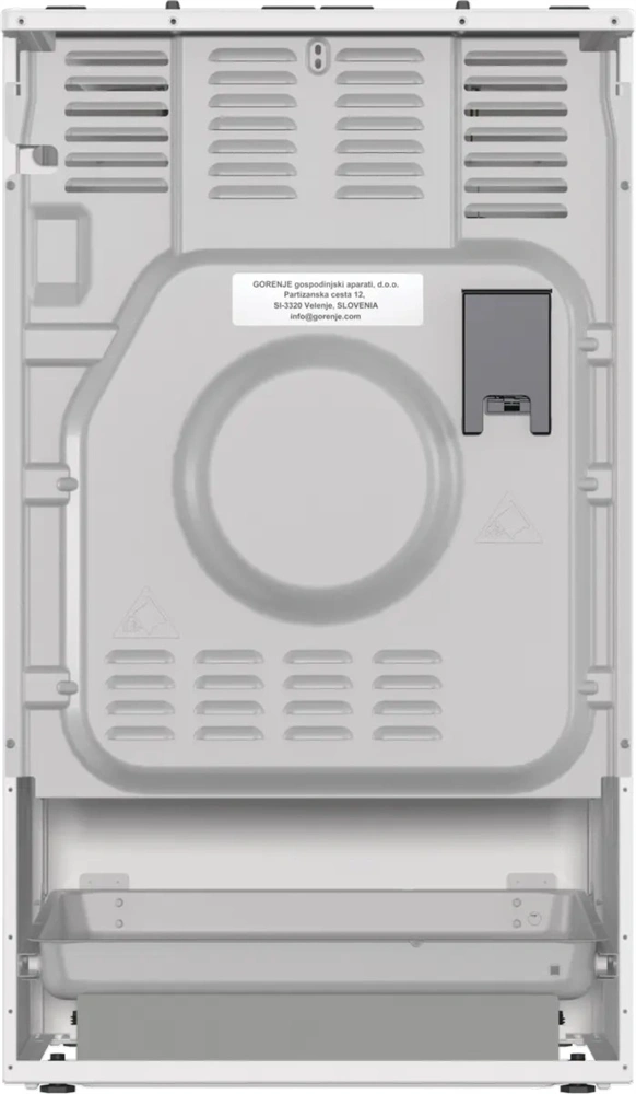 Gorenje GKS5C75WF fehér, szabadonálló, 5 égős, kombinált gáztűzhely