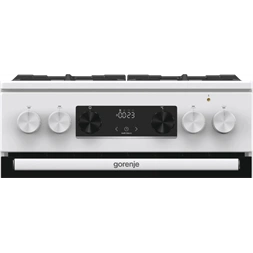 Gorenje GKS5C75WF fehér, szabadonálló, 5 égős, kombinált gáztűzhely