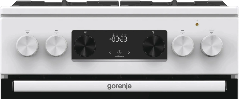 Gorenje GKS5C75WF fehér, szabadonálló, 5 égős, kombinált gáztűzhely