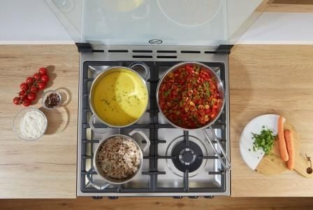 Gorenje GKS6C70WF fehér, szabadonálló, gáz, kombinált, főzőzóna: 4, sütő:71L, grill, tűzhely