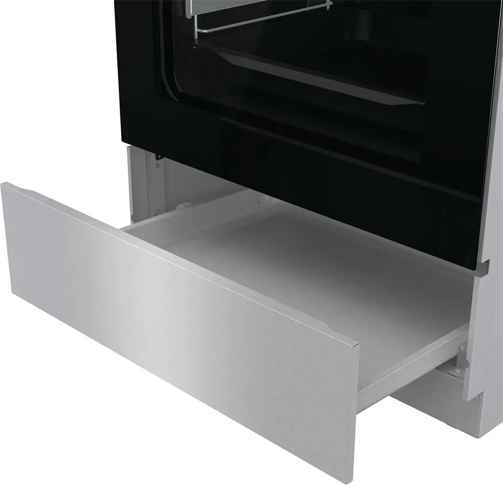 Gorenje GKS6C70XF inox, szabadonálló, gáz, kombinált, főzőzóna: 4, sütő:71L, grill, tűzhely