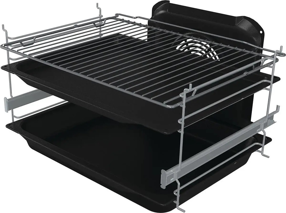 Gorenje GKS6C70XF inox, szabadonálló, gáz, kombinált, főzőzóna: 4, sütő:71L, grill, tűzhely