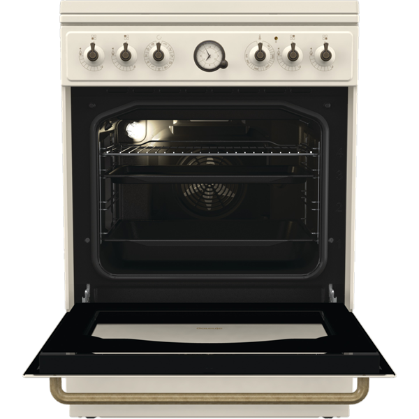 Gorenje GKS6C71CLI bézs, szabadonálló, gáz, kombinált, főzőzóna: 4, sütő:71L, grill, tűzhely