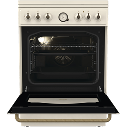 Gorenje GKS6C71CLI bézs, szabadonálló, gáz, kombinált, főzőzóna: 4, sütő:71L, grill, tűzhely