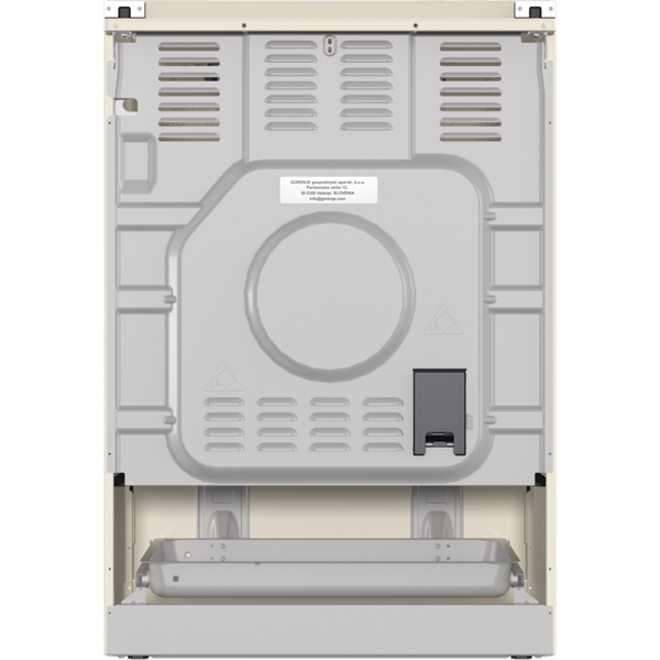 Gorenje GKS6C71CLI bézs, szabadonálló, gáz, kombinált, főzőzóna: 4, sütő:71L, grill, tűzhely