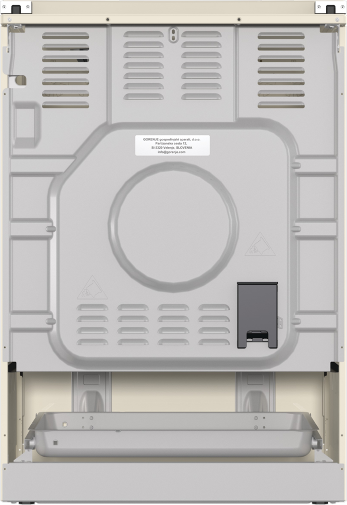 Gorenje GKS6C71CLI bézs, szabadonálló, gáz, kombinált, főzőzóna: 4, sütő:71L, grill, tűzhely