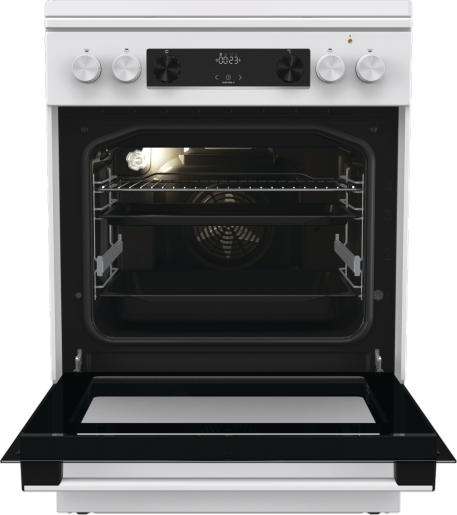 Gorenje GKS6C71WF fehér, szabadonálló, gáz, kombinált, főzőzóna: 4, sütő:71L, grill, tűzhely