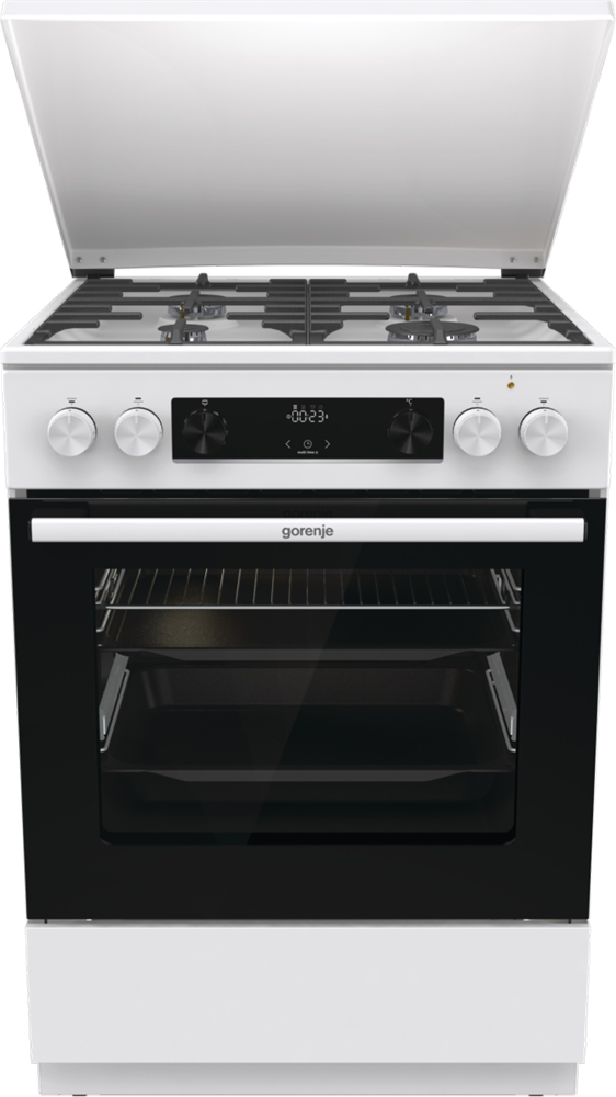 Gorenje GKS6C71WF fehér, szabadonálló, gáz, kombinált, főzőzóna: 4, sütő:71L, grill, tűzhely