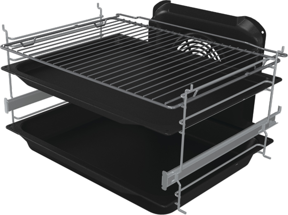 Gorenje GKS6C71XF Inox, szabadonálló, gáz, kombinált, főzőzóna: 4, sütő:71L, grill, tűzhely