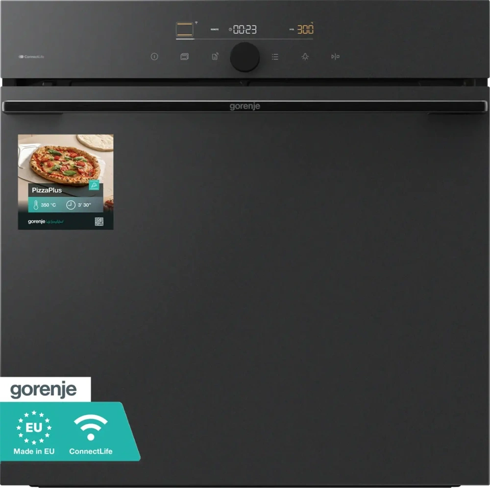 Gorenje GO66MB Pizza350C fekete, beépíthető, légkeveréses sütő