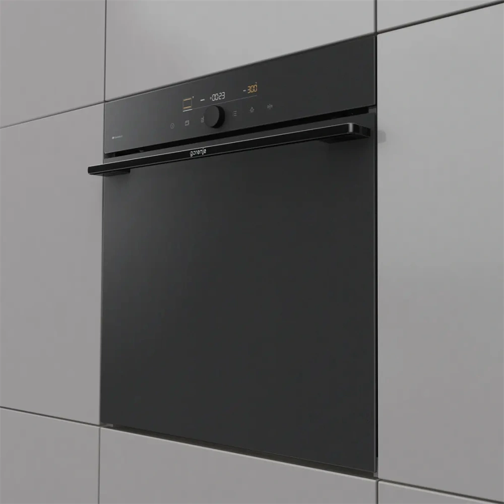 Gorenje GO66MB Pizza350C fekete, beépíthető, légkeveréses sütő