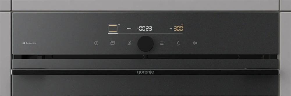Gorenje GO66MB Pizza350C fekete, beépíthető, légkeveréses sütő
