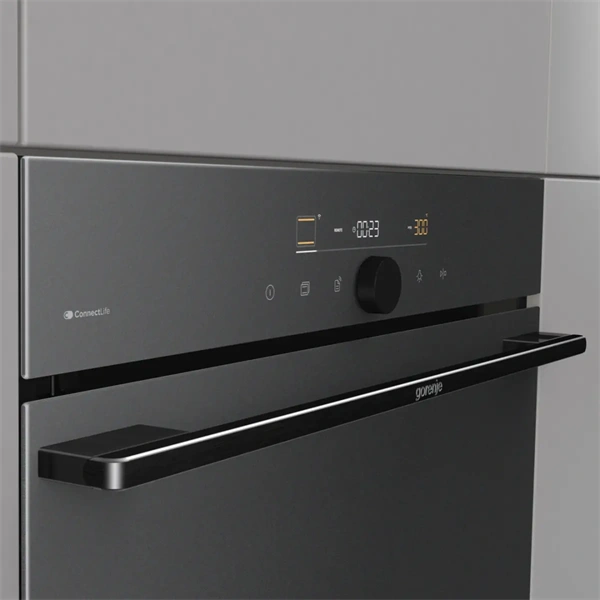 Gorenje GO66MB Pizza350C fekete, beépíthető, légkeveréses sütő