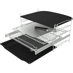 Gorenje GO66MB Pizza350C fekete, beépíthető, légkeveréses sütő