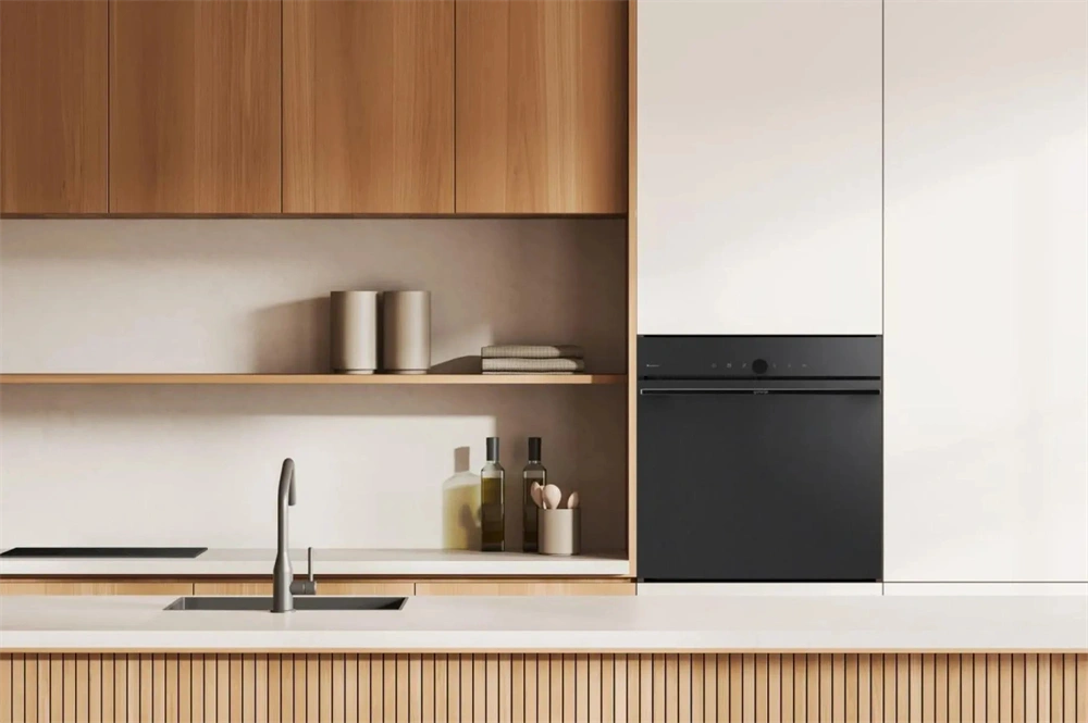 Gorenje GO66MB Pizza350C fekete, beépíthető, légkeveréses sütő