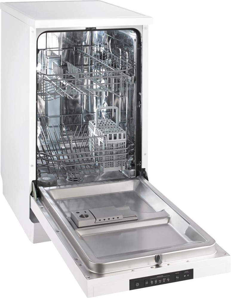 Gorenje GS520E15W fehér, programok száma: 5, keskeny szabadonálló, 9 terítékes mosogatógép (Újszerű)