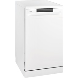 Gorenje GS520E15W fehér, programok száma: 5, keskeny szabadonálló, 9 terítékes mosogatógép (Újszerű)