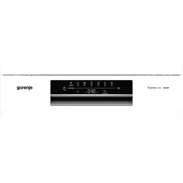 Gorenje GS643E90W fehér, programok száma: 6, szabadonálló, 16 terítékes mosogatógép 