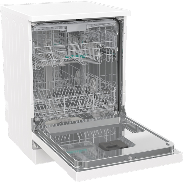 Gorenje GS643E90W fehér, programok száma: 6, szabadonálló, 16 terítékes mosogatógép 