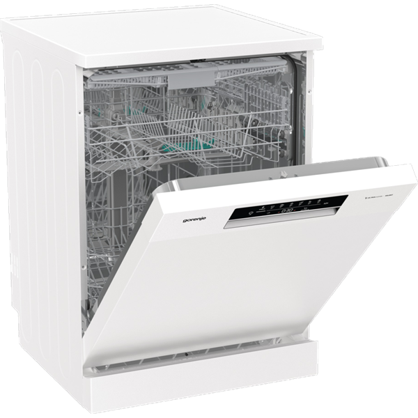 Gorenje GS643E90W fehér, programok száma: 6, szabadonálló, 16 terítékes mosogatógép 