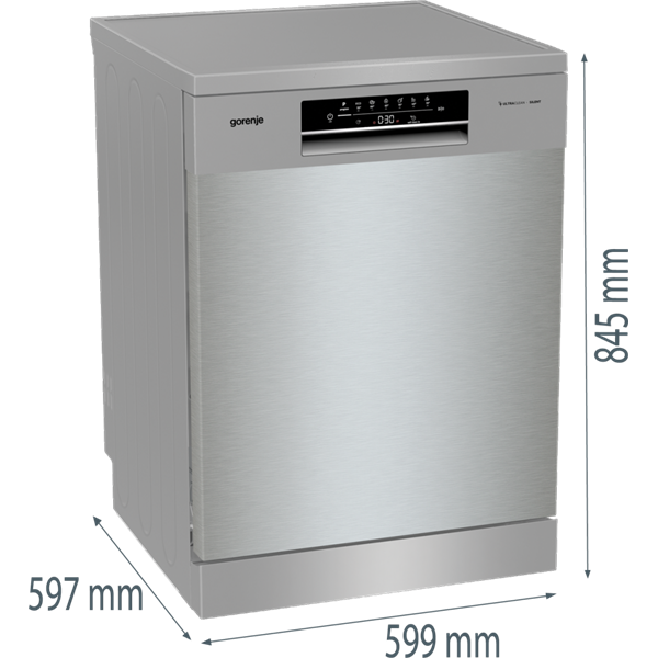 Gorenje GS643E90X 16 terítékes inox mosogatógép