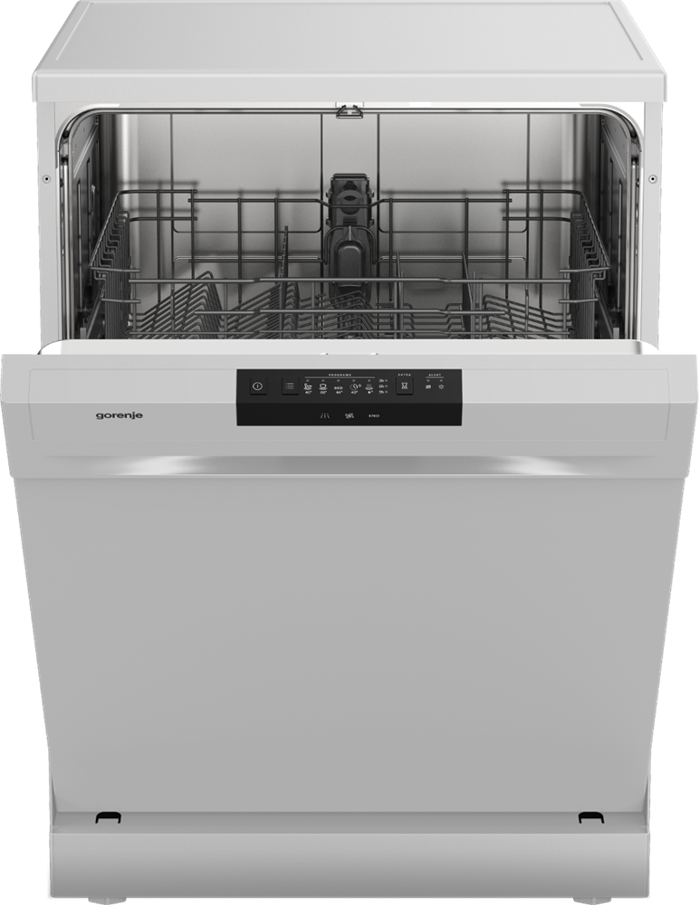 Gorenje GS 62040W fehér, programok száma: 5, szabadonálló, 13 terítékes mosogatógép 