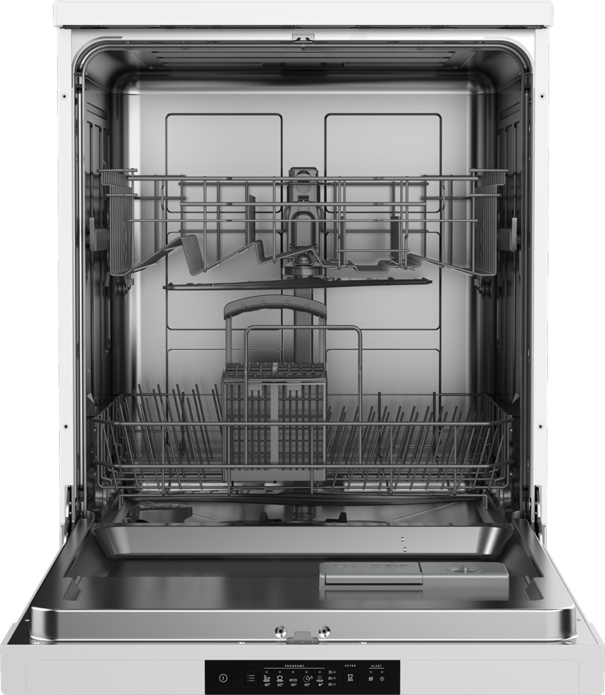 Gorenje GS 62040W fehér, programok száma: 5, szabadonálló, 13 terítékes mosogatógép 
