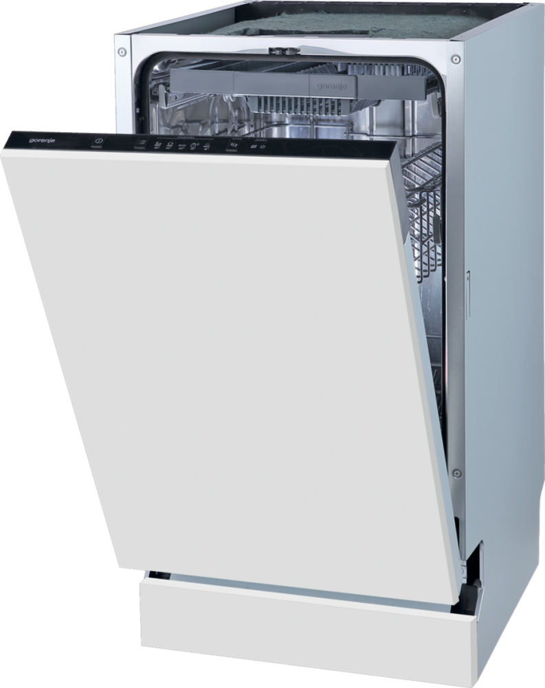 Gorenje GV520E10 programok száma: 5, keskeny beépíthető, 11 terítékes mosogatógép 