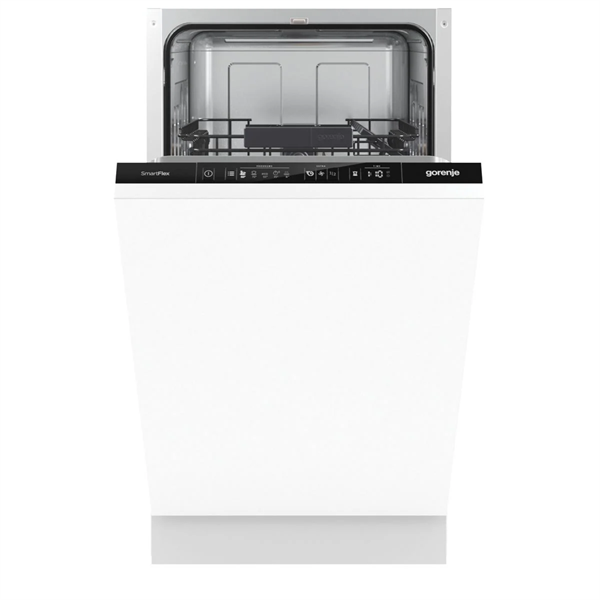 Gorenje GV541D10 fehér, programok száma: 5, keskeny beépíthető, 9 terítékes mosogatógép 